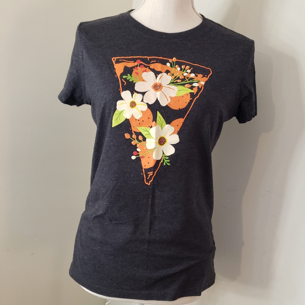 Free state flower Pizza tee sz large